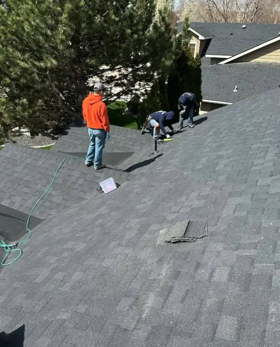 A Universal Construction Solutions crew working on a job site